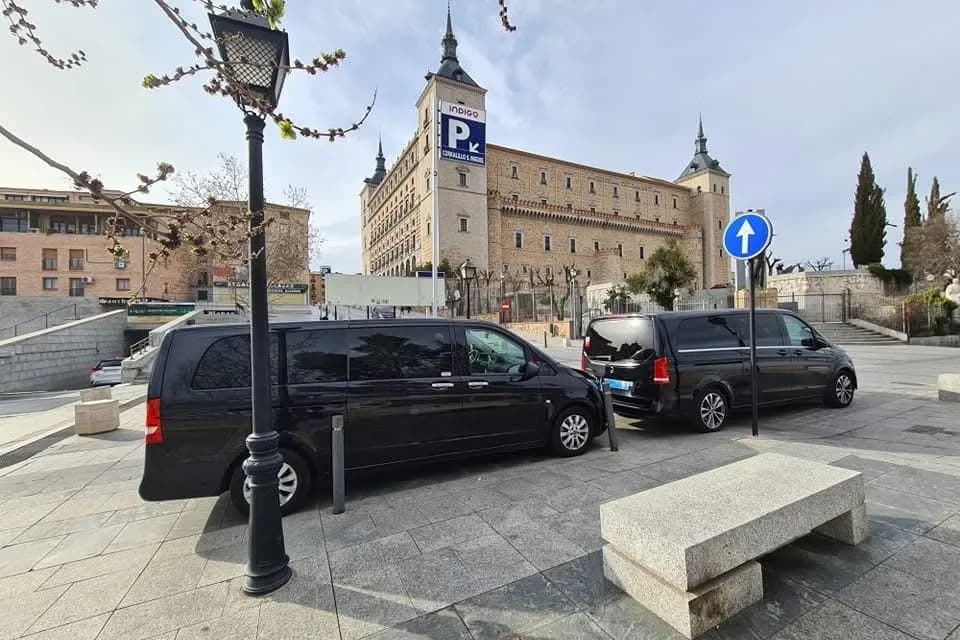 Private day trip from Madrid to Toledo by chauffeured van